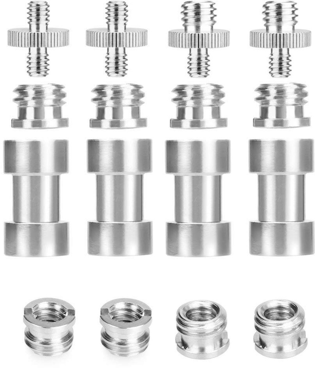 Camera Schroef 1/4 naar 3/8 Adapter Draad Adapter Set Camera Spigot