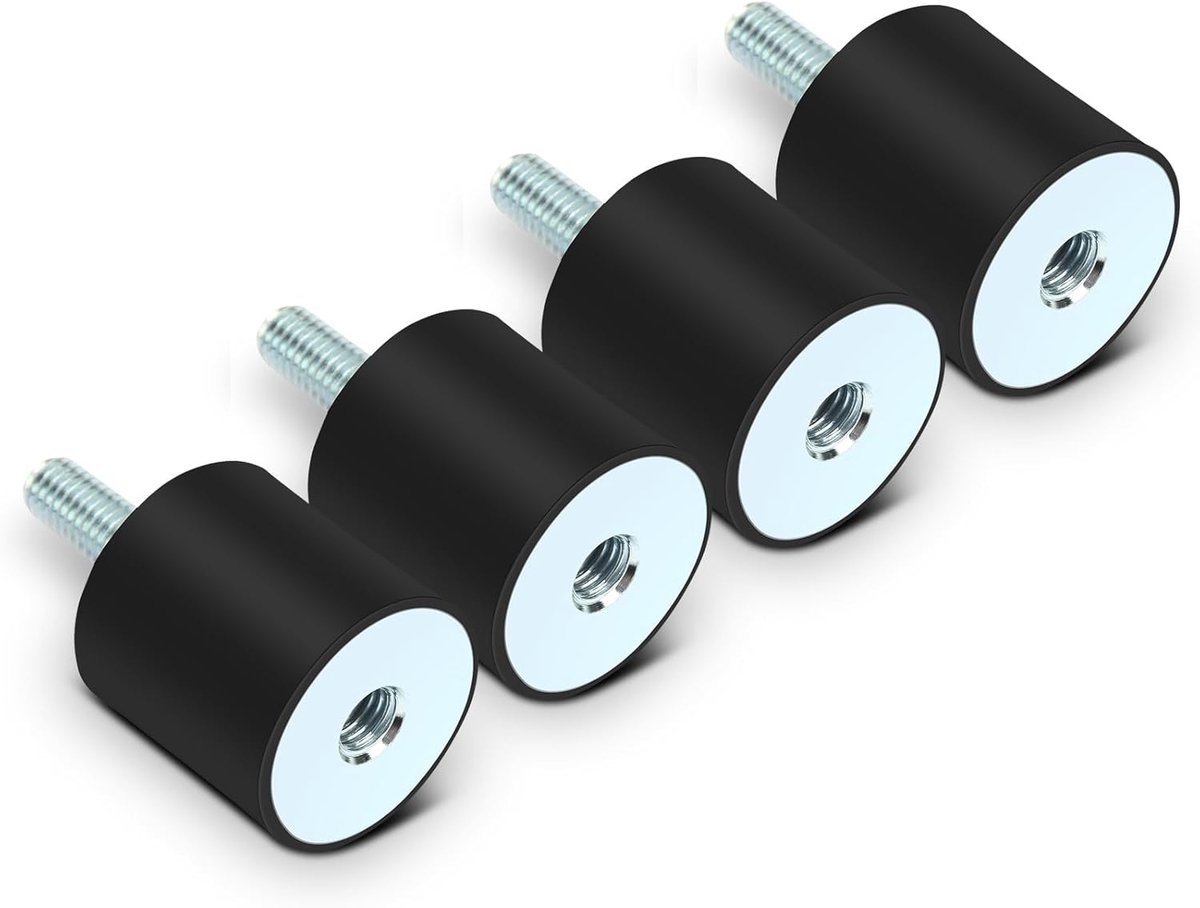 Schokdemper Rubberen Isolatorbevestigingen, Rubberen Bevestigingen Antivibratie Silentblock Autobootklossen(VD30*30 M8*23)