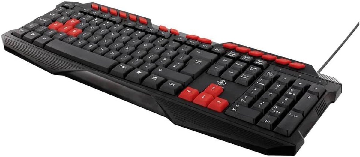 Gamingtoetsenbord met Engelse lay-out - Zwart - Membranen met anti-ghosting - Ideaal voor gamers - ShopVlot
