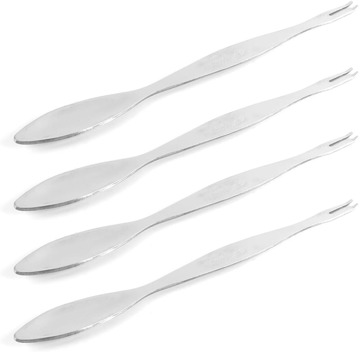 4 stuks Kreeft Vorken, Kreeft Bestek Set, Seafood Forks Picks, voor thuis dineren, Keukengebruik en Seafood Gatherings