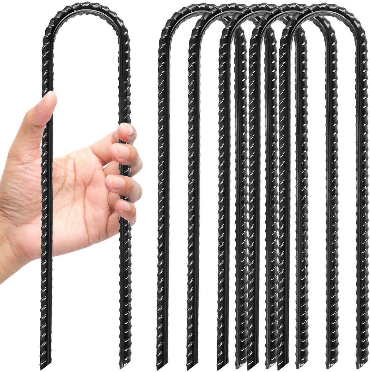 Omgoods - Set van 6 Heavy Duty Grondankers voor Trampolines en Tenten