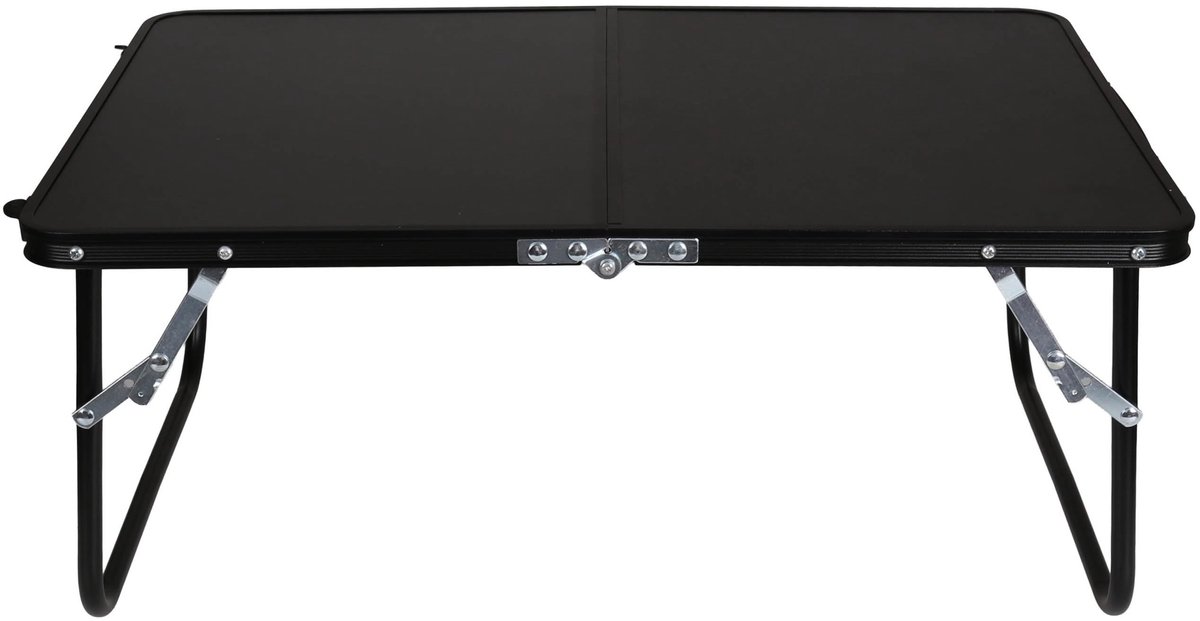Omgoods - Draagbare Opvouwbare Kampeertafel - 60 x 40 x 26.5 cm - Zwart