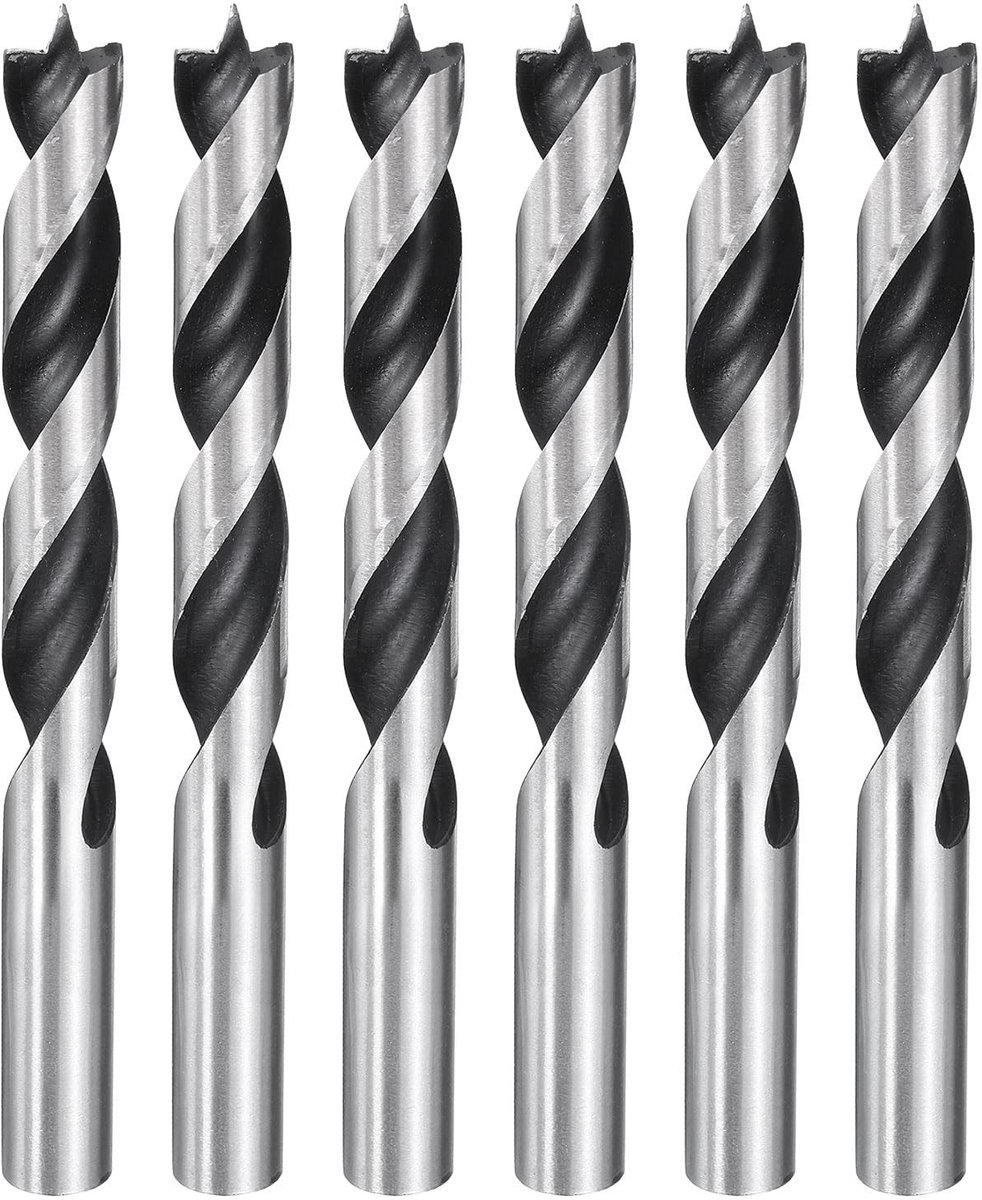 Omgoods - 6 Stuks Brad Tip Houtboren voor Diverse Materialen