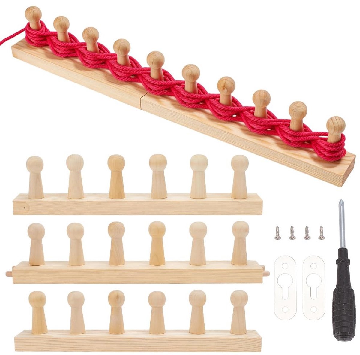 Omgoods - Chunky Knit Blanket Looms Kit voor Beginners