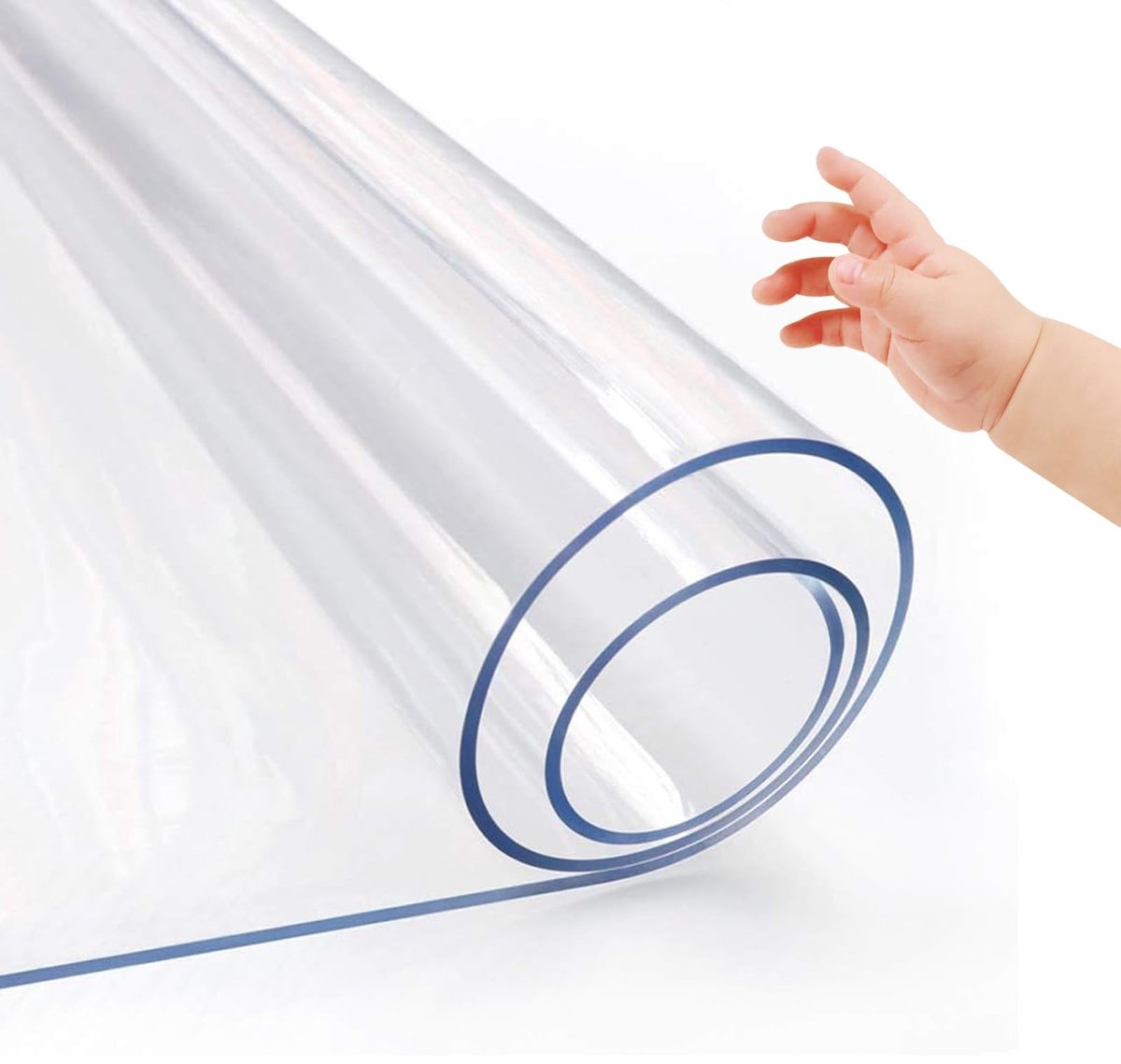 Omgoods - Transparante Tafelfolie 1,5 mm 90 x 160 cm
