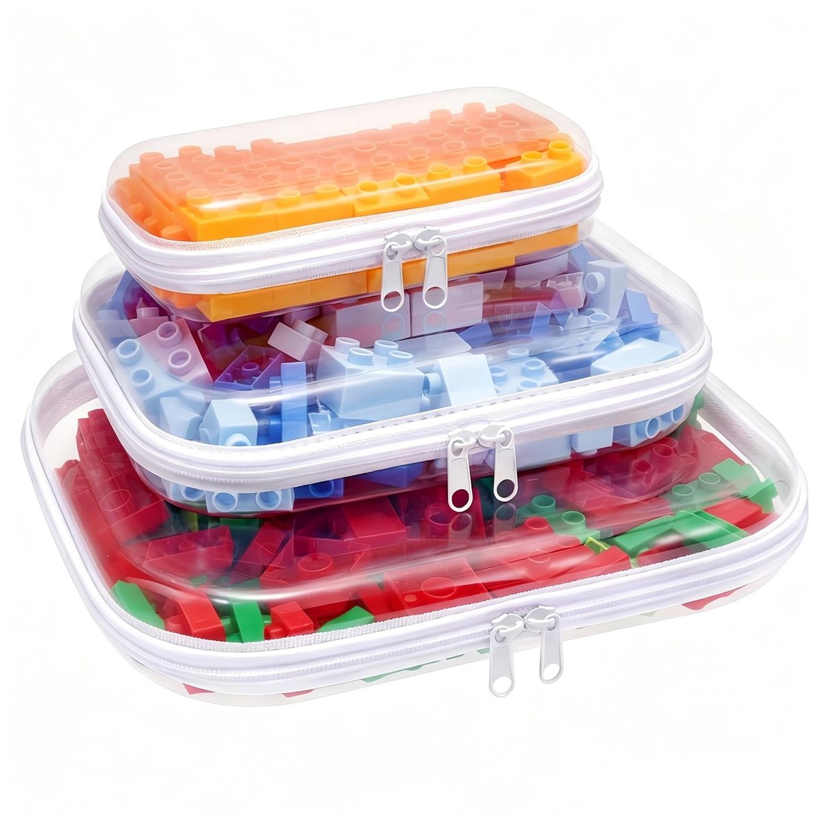 Omgoods - 3-delige Transparante Vliegtuig-Toilettas - Waterdichte Organizer voor Handbagage