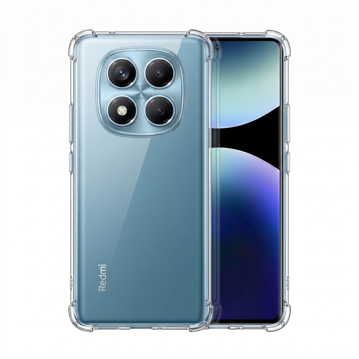 Hoesje geschikt voor Xiaomi Redmi Note 14 Pro 4G/5G / Note 14 Pro Plus – CrystalClear Back Cover – Schokbestendig – Transparant