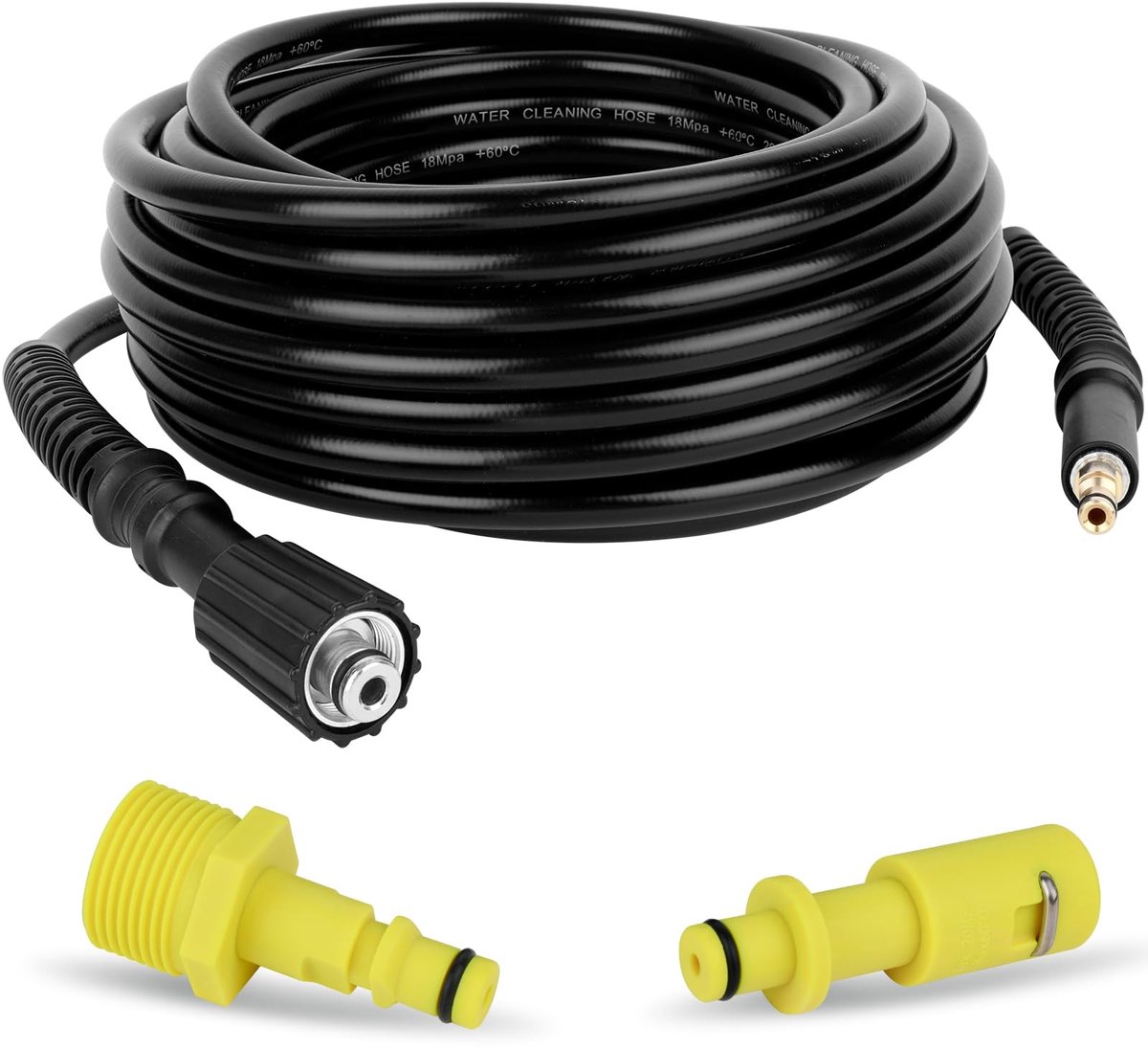 Omgoods- Vervangende Slang 10M - Hogedrukslang Karcher - Quick Connector M22 (14 mm) - Geschikt voor K2/K3/K4/K5/K7 - Schokbestendig - Duurzaam