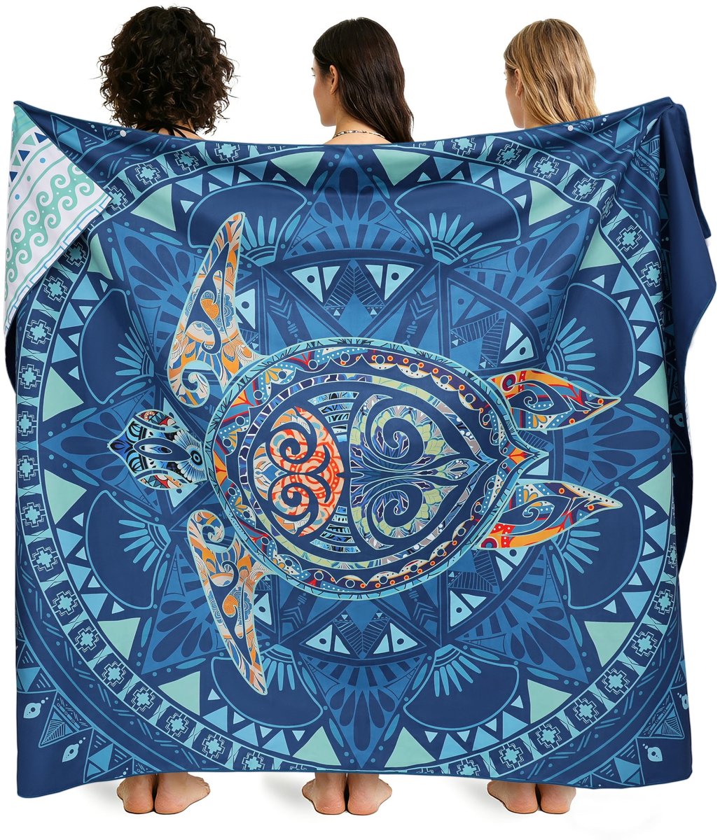 Omgoods - XXL Microvezel Strandlaken 200 x 145 cm - Sneldrogend en Huidvriendelijk