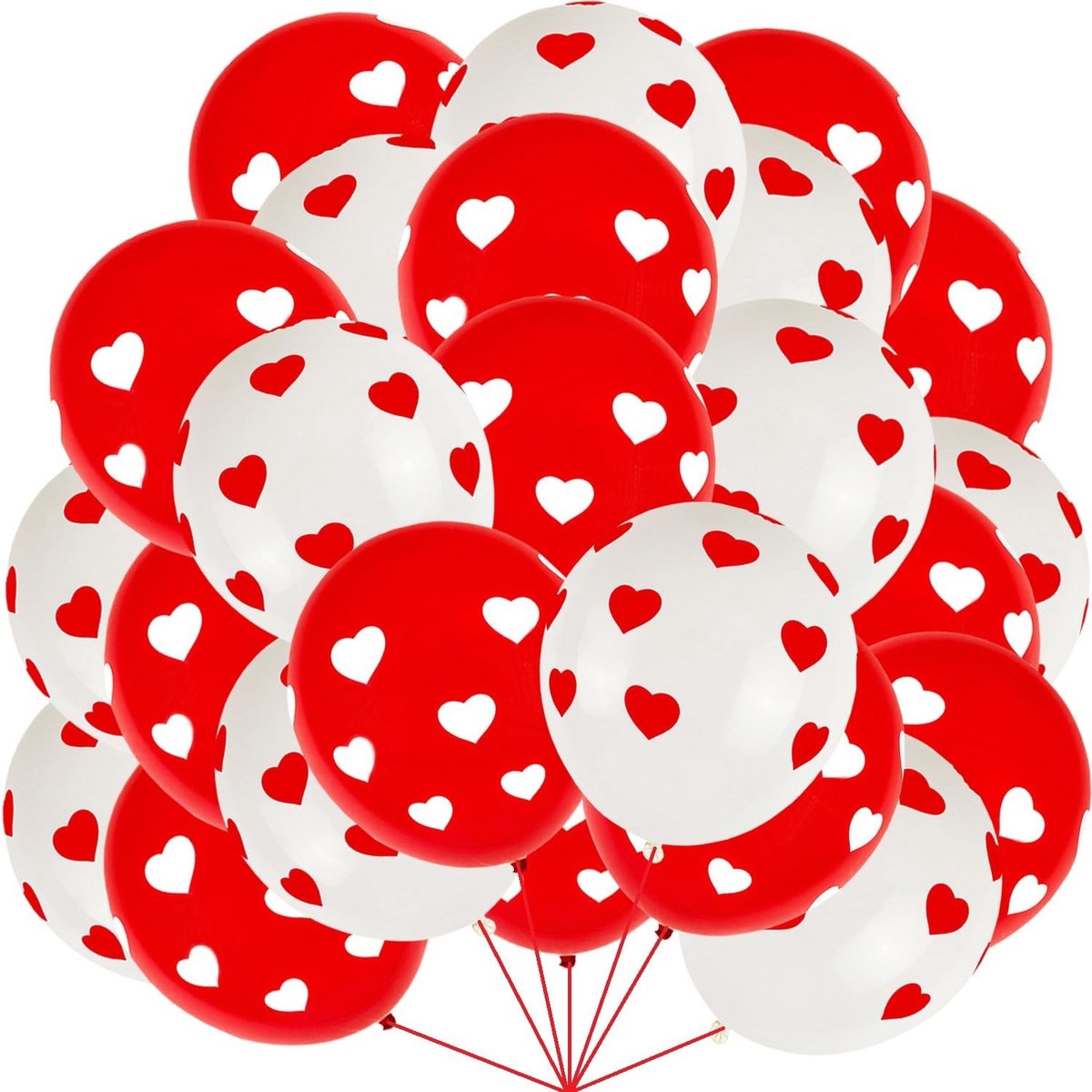Omgoods - Set van 60 Metallic Latex Ballonnen in Zwart en Goud voor Feestdecoratie