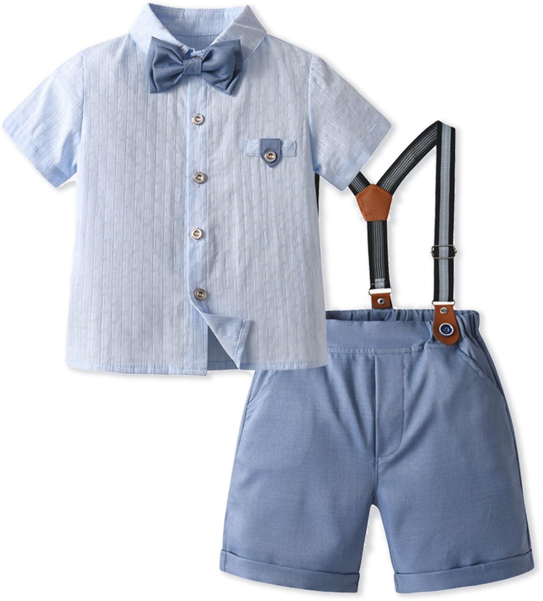 Omgoods - Baby Jongens Set Kleding met Korte Mouwen en Korte Broek