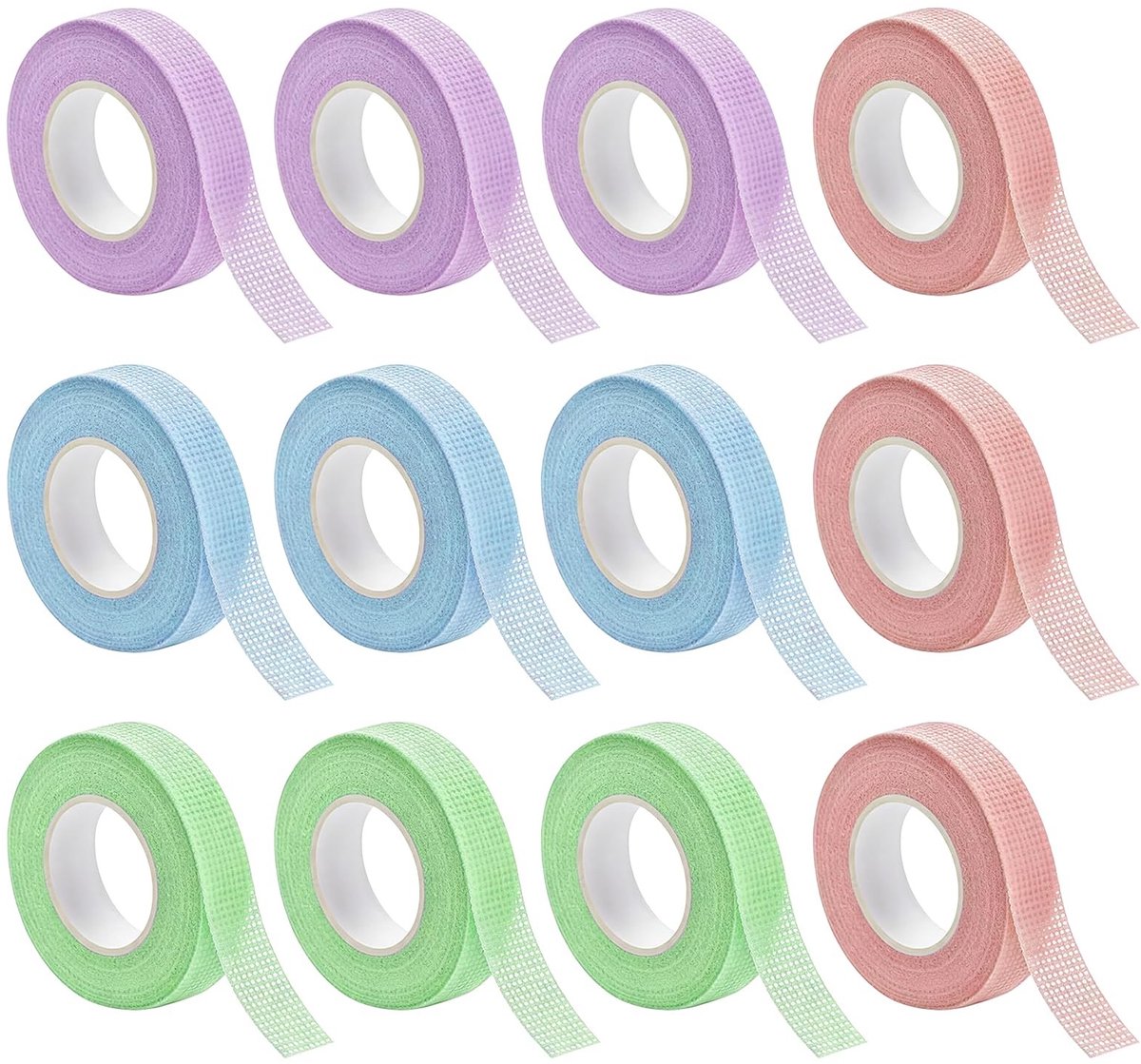 Omgoods - Micropore Make-up Plakband Set van 12 Rollen