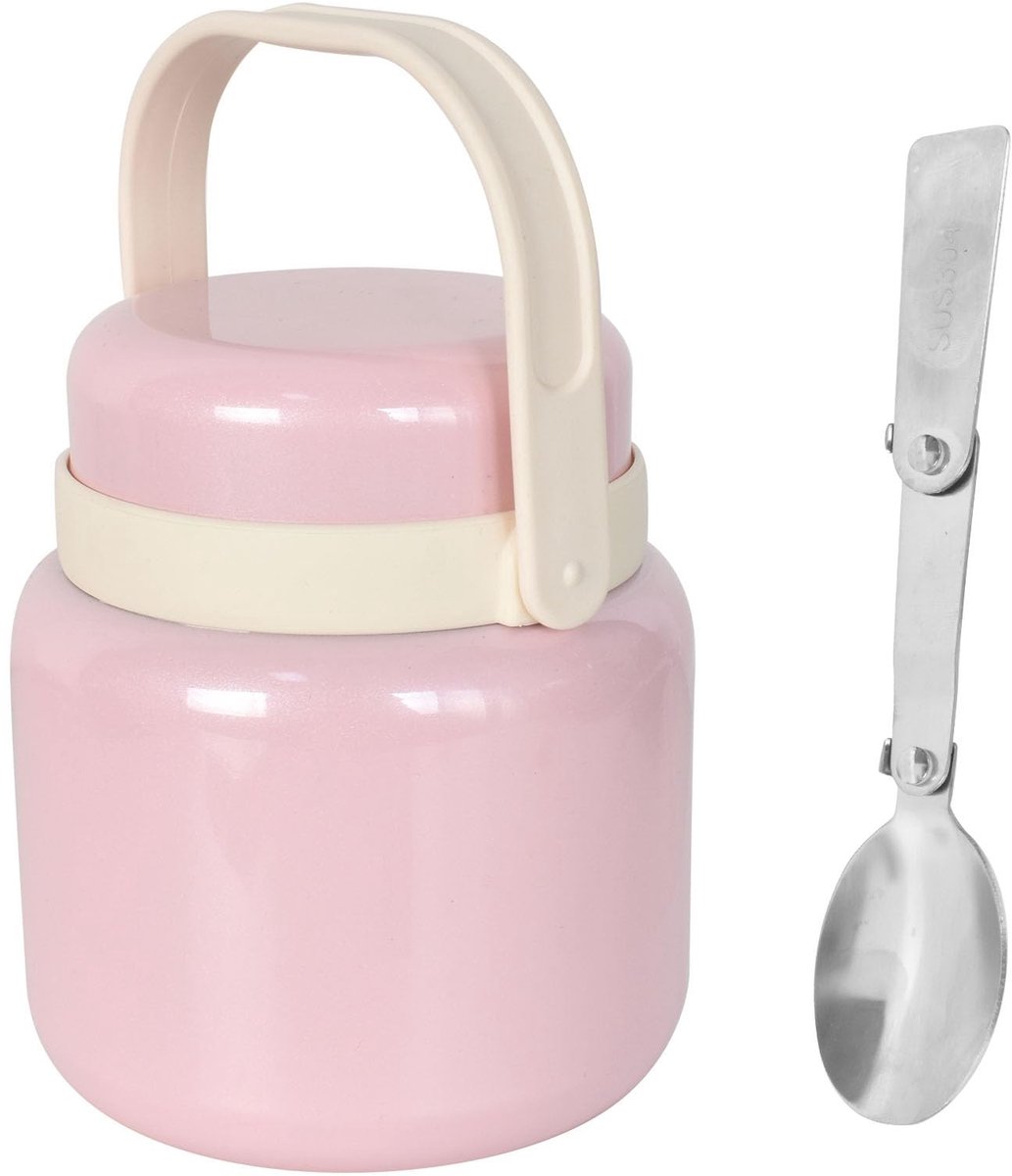 Omgoods - RVS Thermo Voedselcontainer 500ml met Lepel