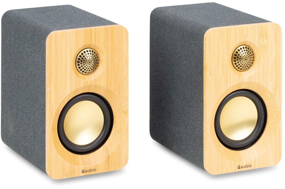 Audizio KS16 PC speakers - Actieve speakerset met Bluetooth - Geschikt voor laptops - 100W - Bamboe