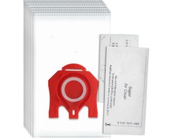 10x Dparts PRO stofzakken geschikt voor Miele FJM - met 2 filters - stofzuigerzakken HyClean 3D Efficiency FJM - HyClean Pure FJM - Compact C1, C2 en Complete C1 stofzuiger series - stofzuigzak MI30