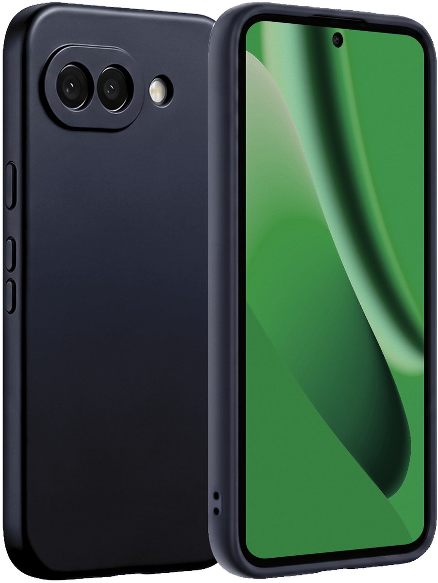Hoesje Geschikt voor Google Pixel 10a - Sterk & Shockproof - Hoes Cover - Siliconen Case - Donkerblauw