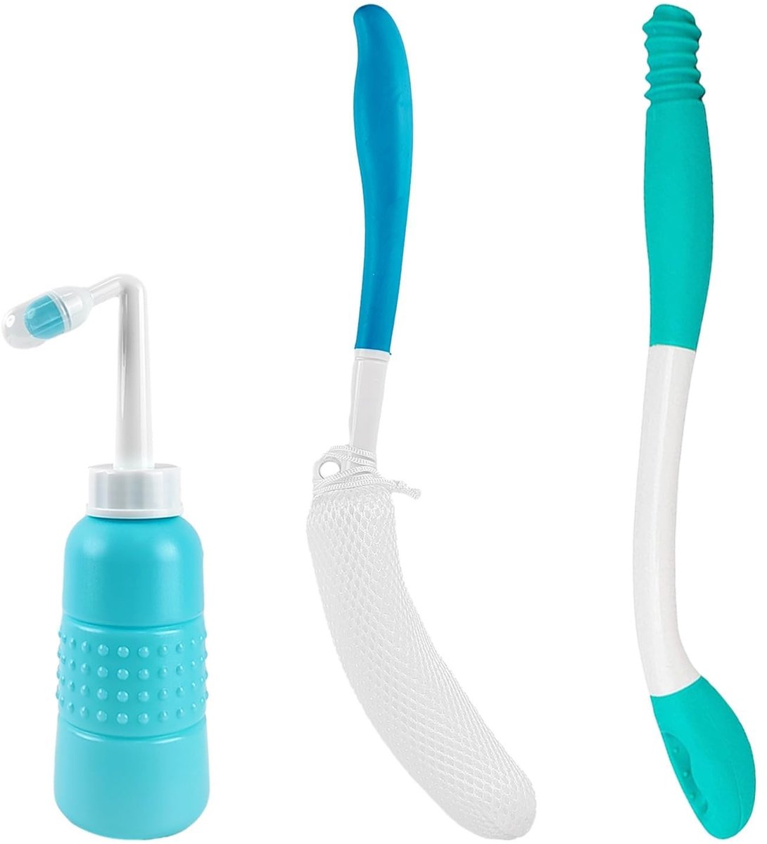 Omgoods - Ergonomische Toilet Cleaner Hulp voor Ouderen en Personen met Beperkingen - 3 Stuks
