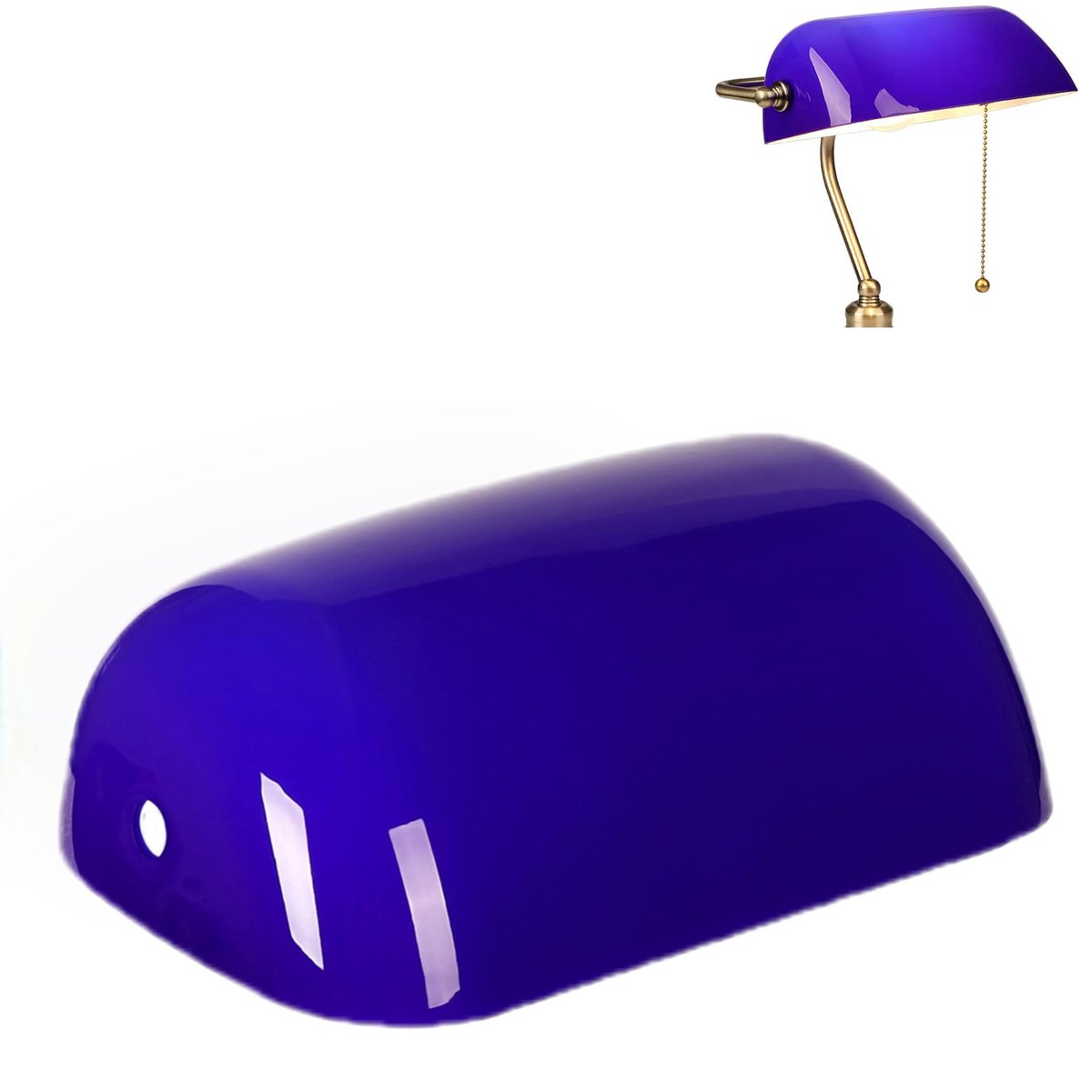 Omgoods - Glazen Lampenkap voor Bureau Lampen