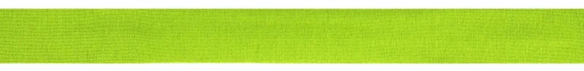 Oaki Doki Jersey Tricot Biaisband 20mm – 3 Meter – Kleur 448 Limegroen – Elastisch Afwerkband voor Naaiprojecten