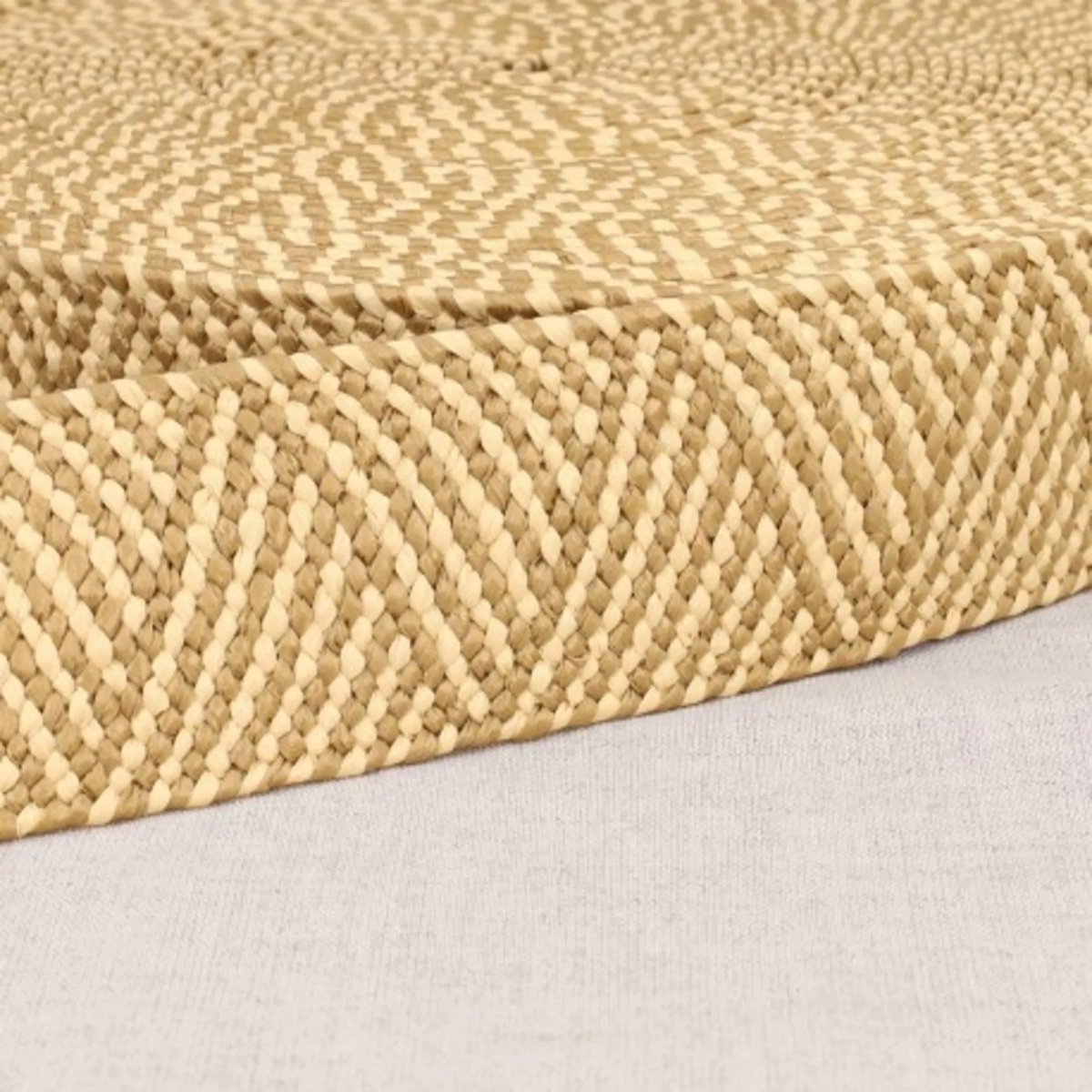 Stephanoise Elastisch ceintuurband 50mm beige/ecru