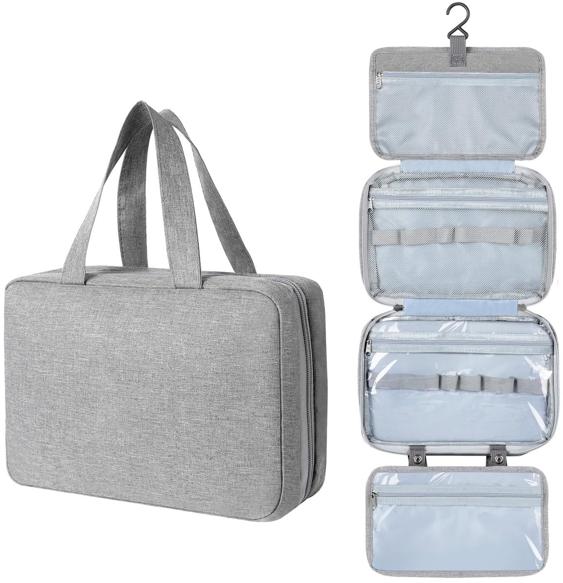 Omgoods - Vouwbare Toilettas voor Reizen - Multifunctionele Waterdichte Cosmeticabag