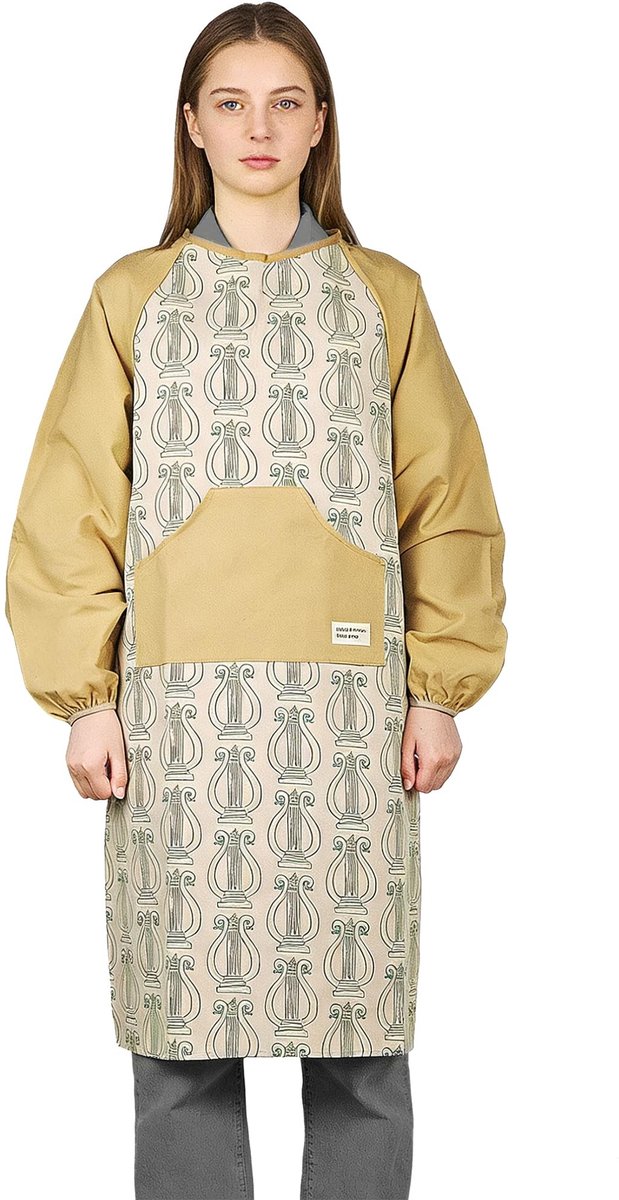 Omgoods - Unisex Schort van Katoen met Mouwen voor Creatieve Klussen