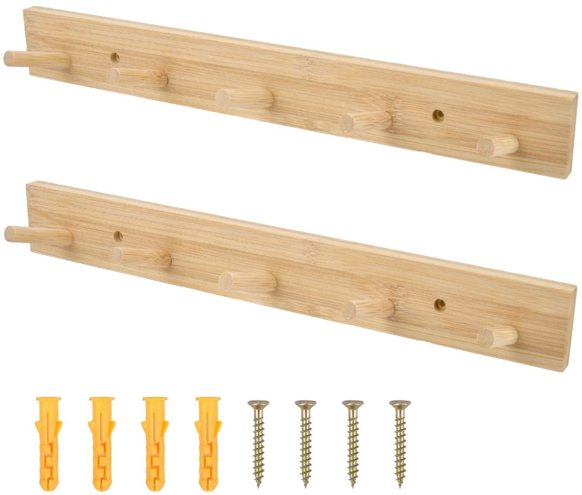 Omgoods - Houten Jassen- en Hoedhaken