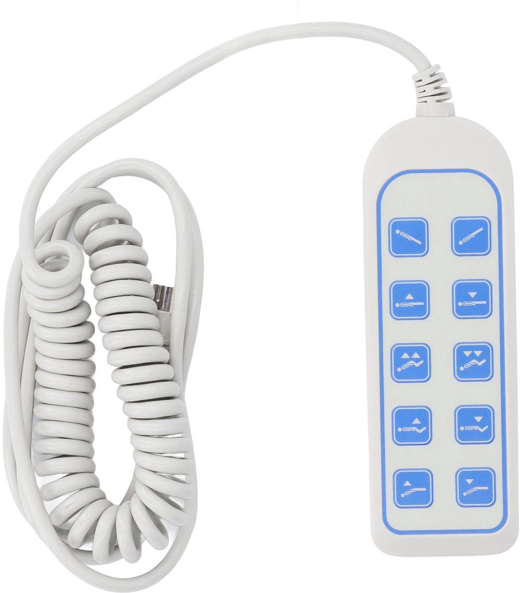 Omgoods- Liftstoel Universele Afstandsbediening - 10 Knoppen - 4500 RPM - Eenvoudig te Bedienen - 45 W Vermogen - Duidelijke Toetssymbolen - Ligstoel