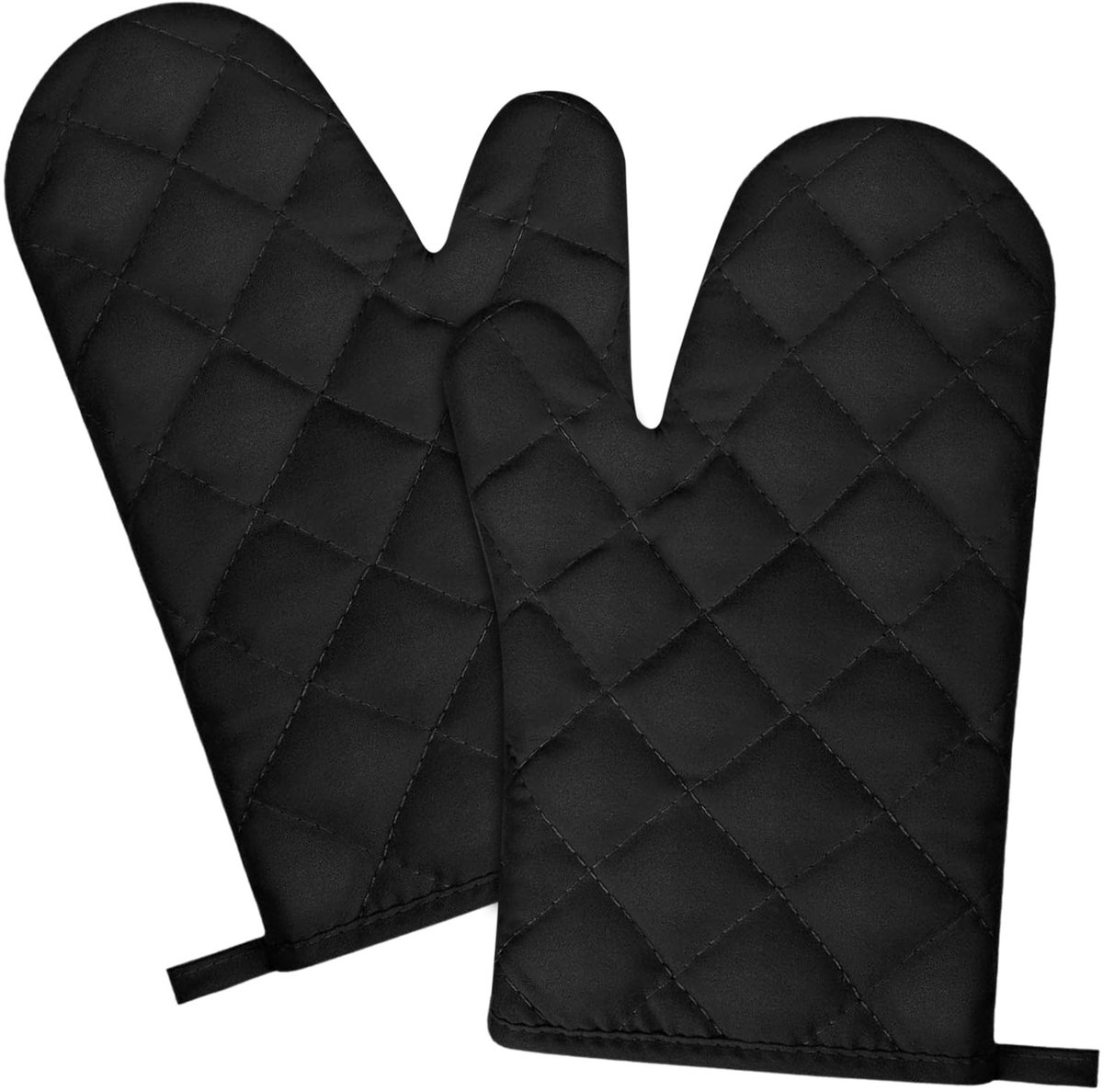 Omgoods - Ovenwanten en Potholders Set - Hittebestendig Zwart