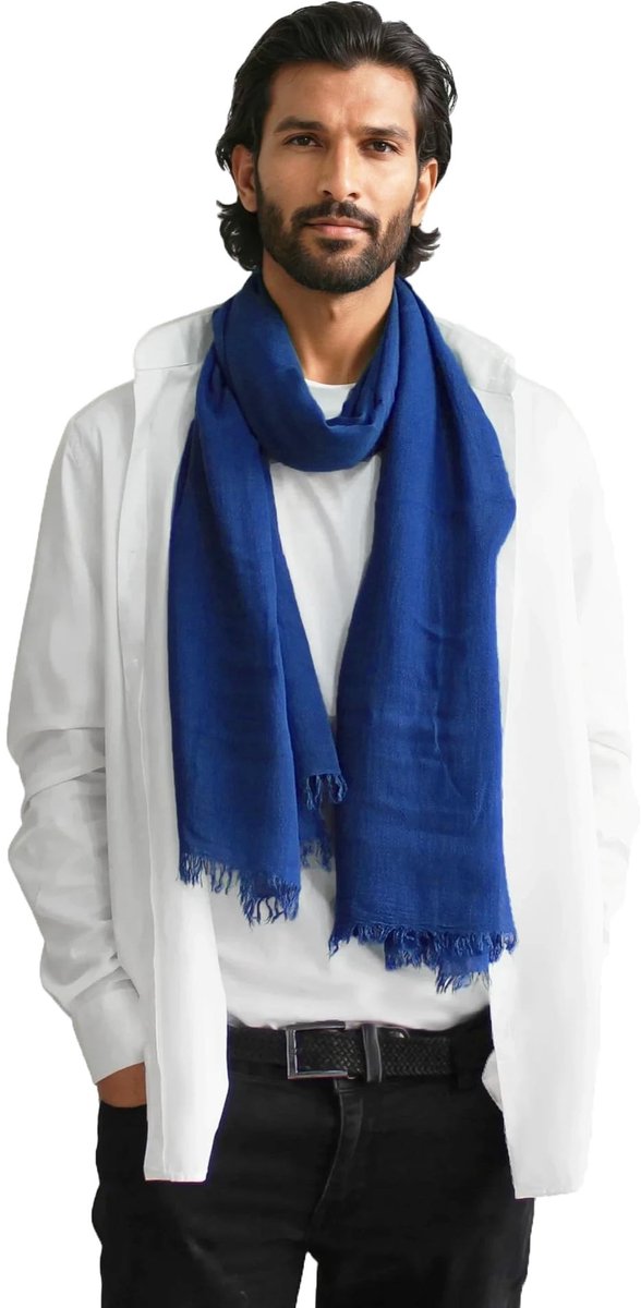 Omgoods - Bamboe Fleece Sjaal voor Mannen, Lichtgewicht en Ademend