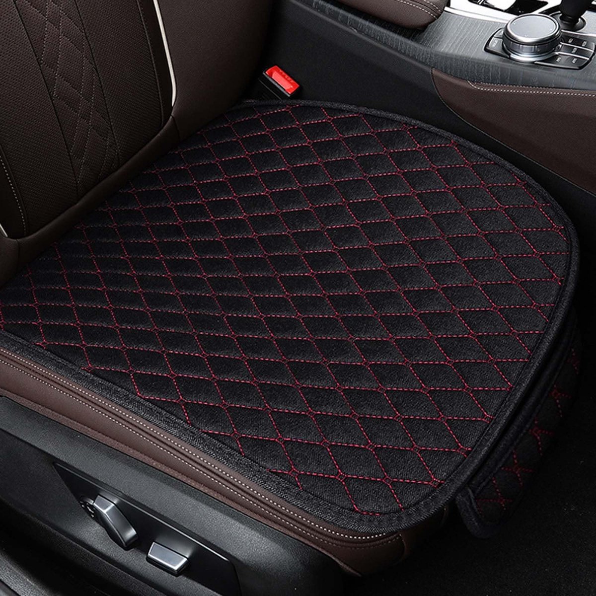 Omgoods - Set van 2 Universele Voorstoelkussens, Ademend en Antislip voor Auto