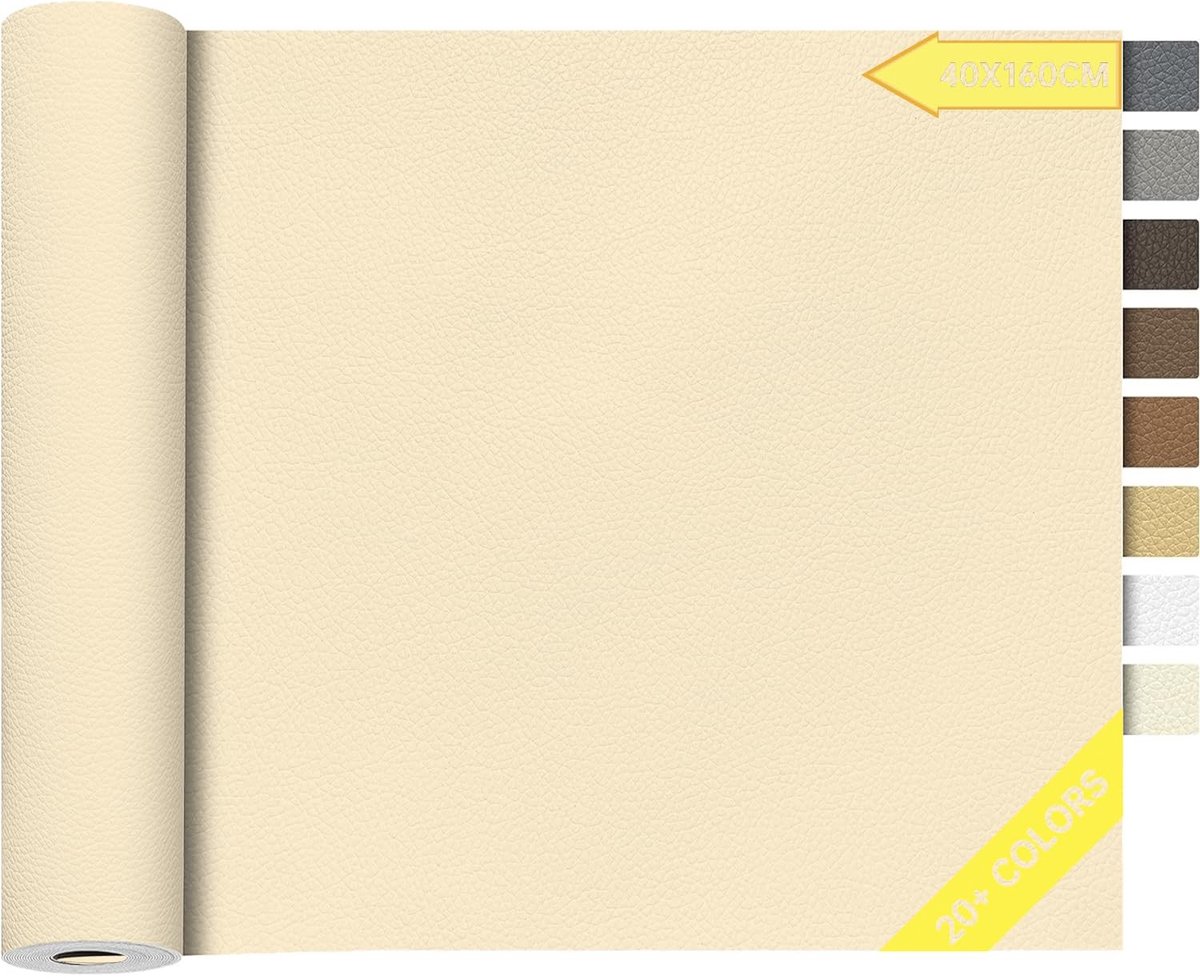 Omgoods - Zelfklevende Nepleren Reparatietape, 40 x 160 cm, Beige
