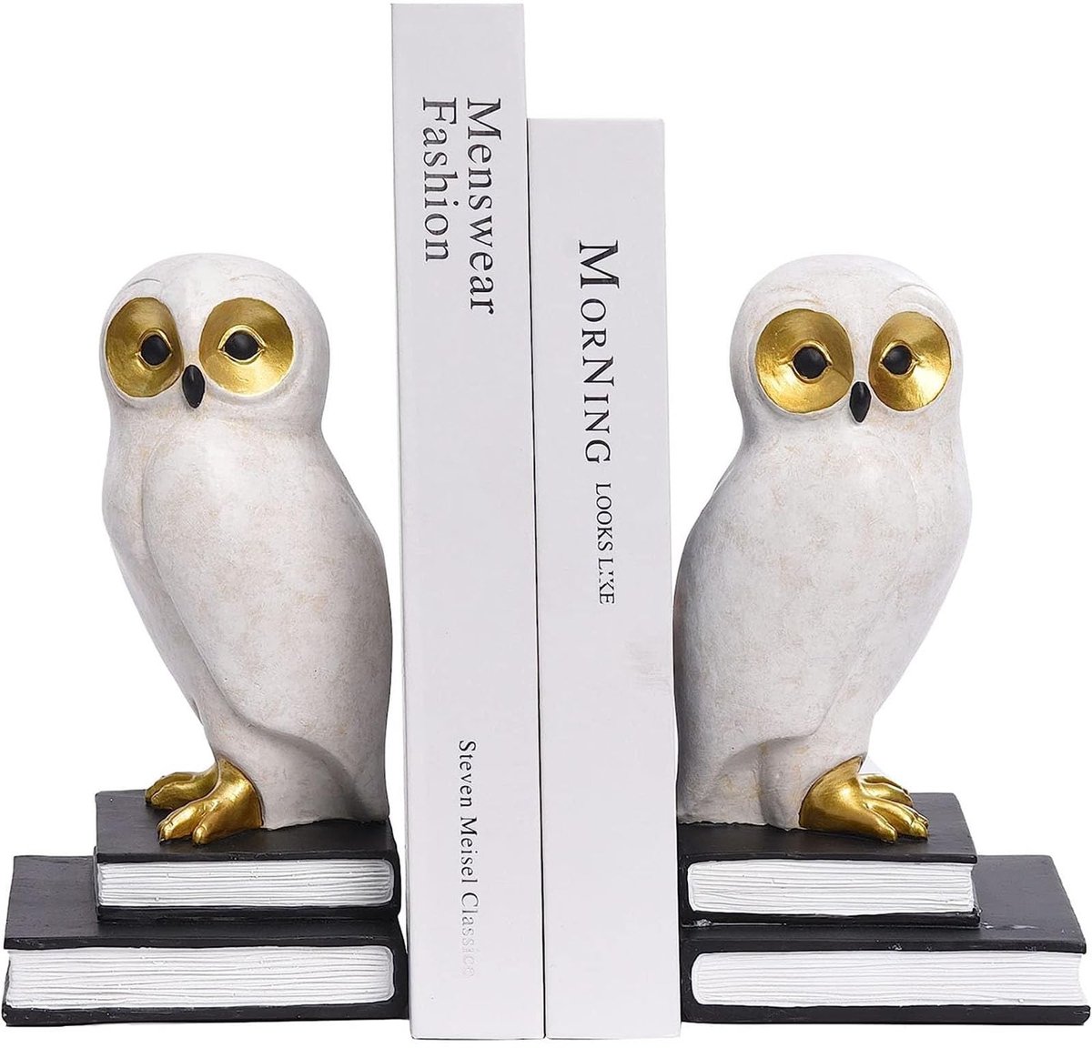 Omgoods - Decoratieve Boeksteunen met Uil Ontwerp