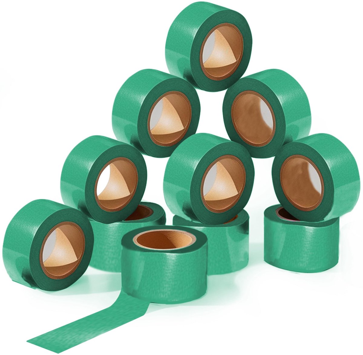 Omgoods - 12-Pack Lime Groene Vlaggen Tape 1" x 1100m