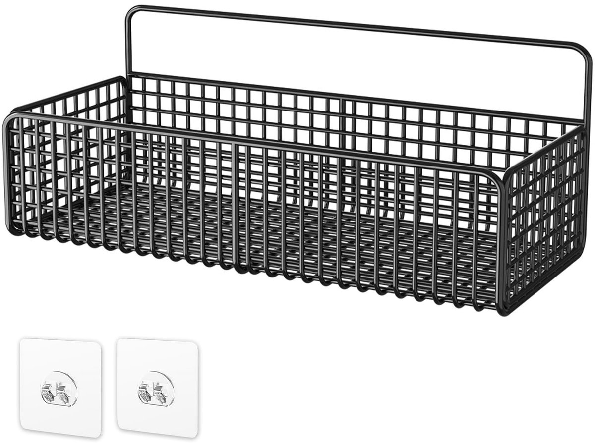 Omgoods - Zelfklevende Doucheopbergdoos, Wandgemonteerde Organizer voor Badkamer en Keuken