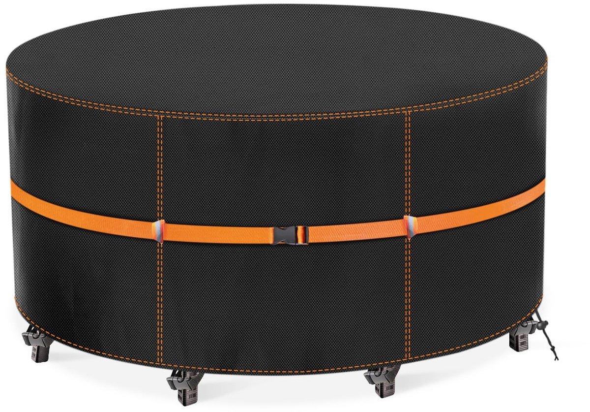 Omgoods - Ronde Tuinmeubelhoes, Waterdicht en UV-Bestendig 190 x 80 cm