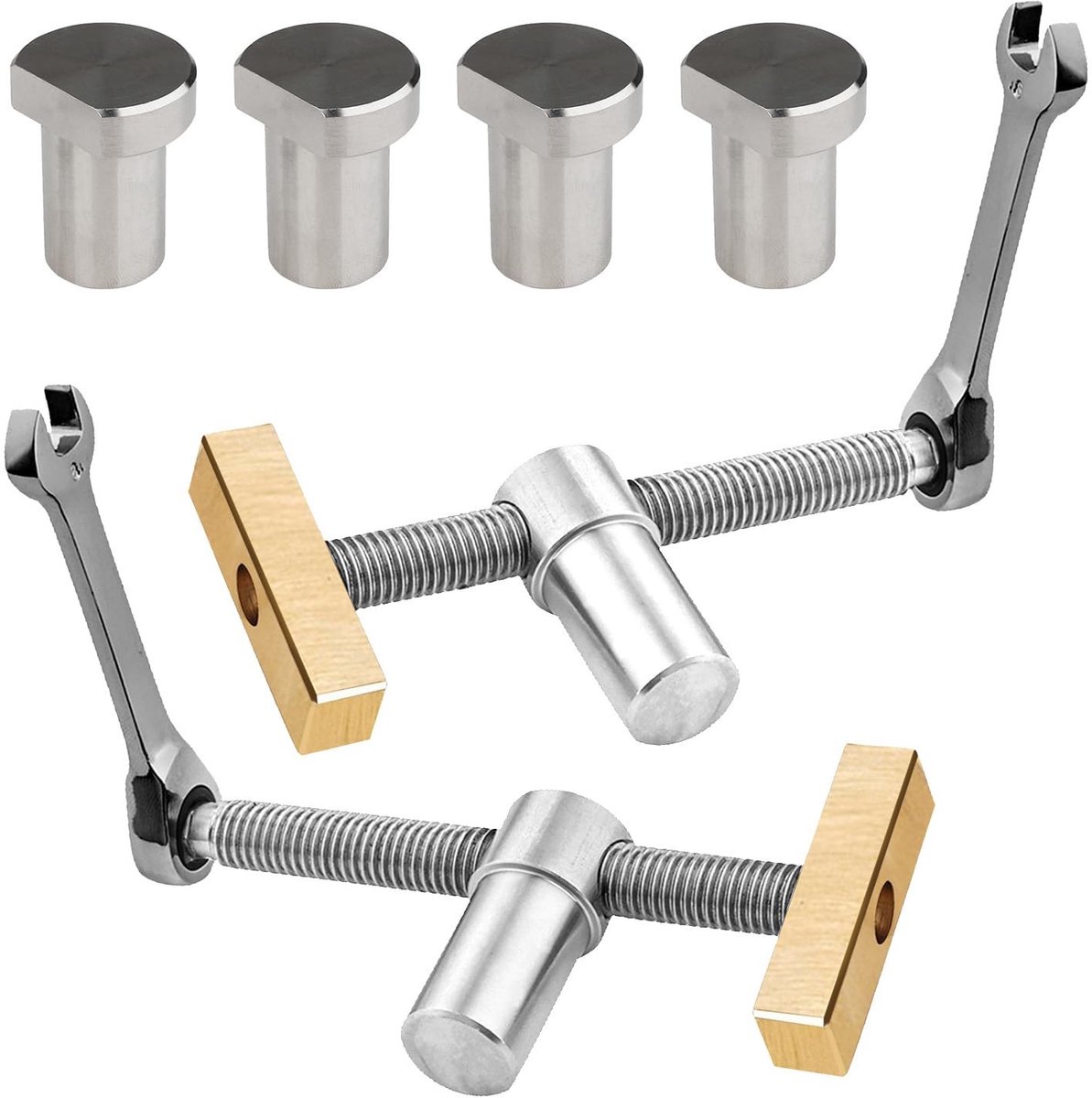 Omgoods - Set van 2 Houtbewerkingsbank Klemmen voor 20mm Werkbank