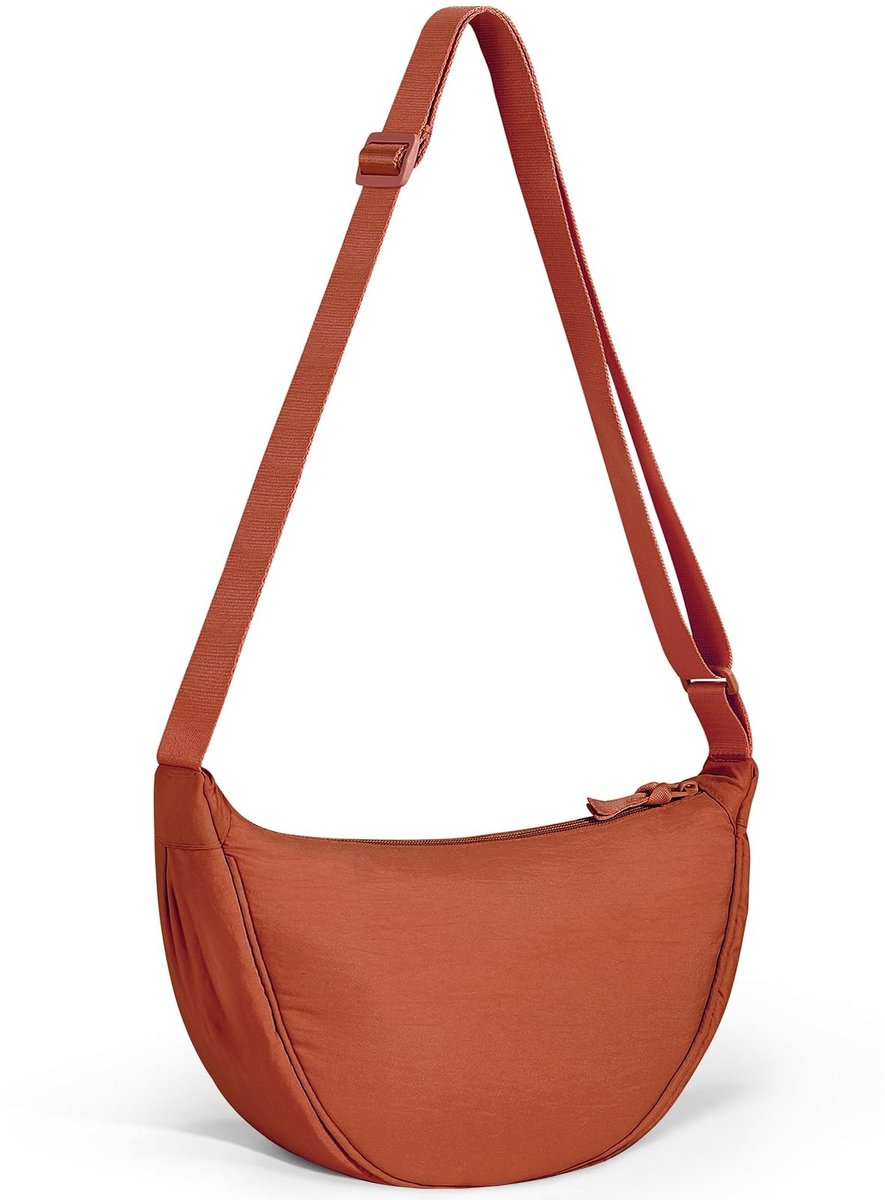 Omgoods - Casual Half Maan Schoudertas voor Dames - Waterdichte Nylon Handtas