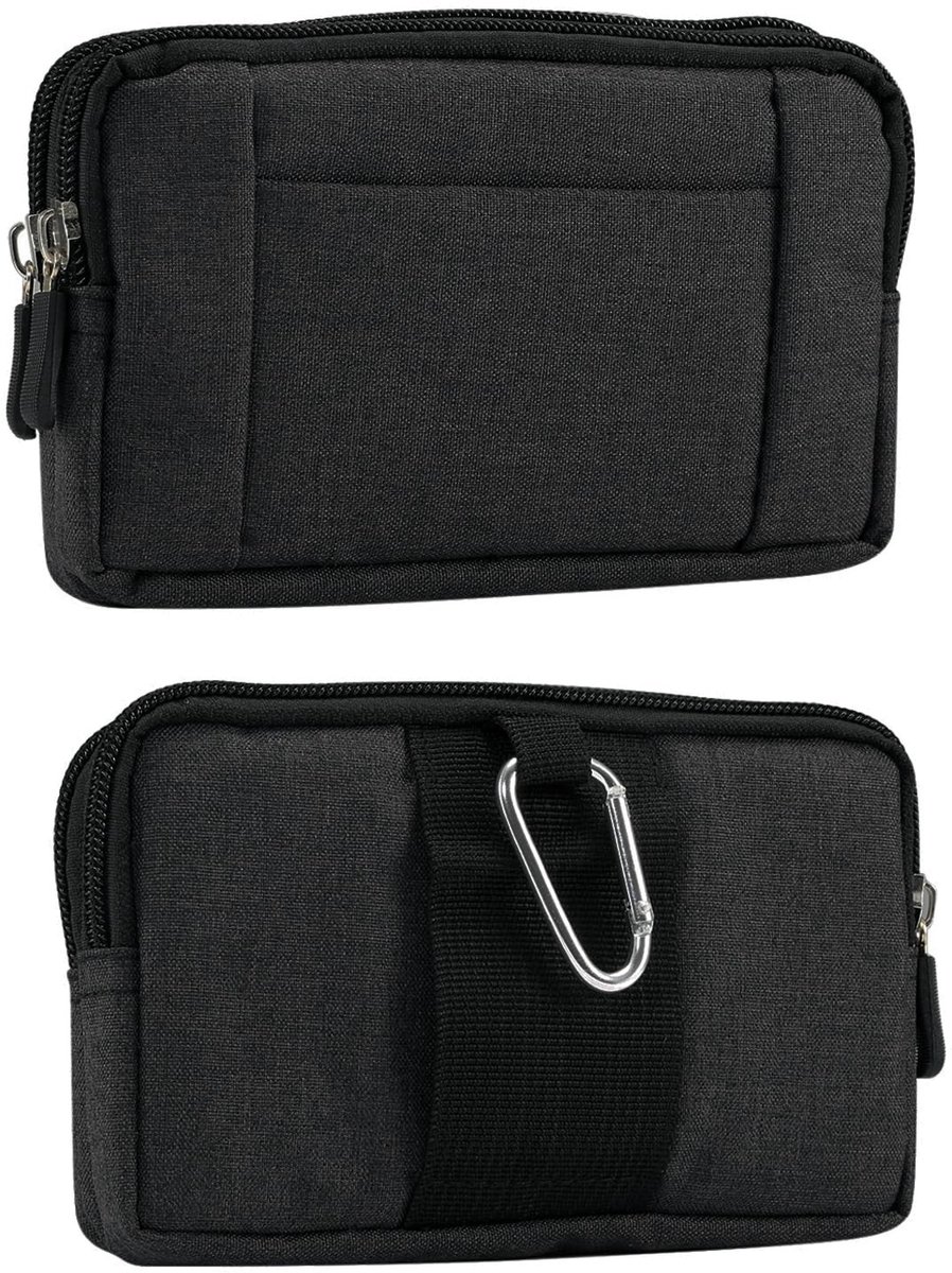 Omgoods - Mobiele Telefoonhouder Heuptas met Clip - Waterdichte Verticale Tas voor Mannen