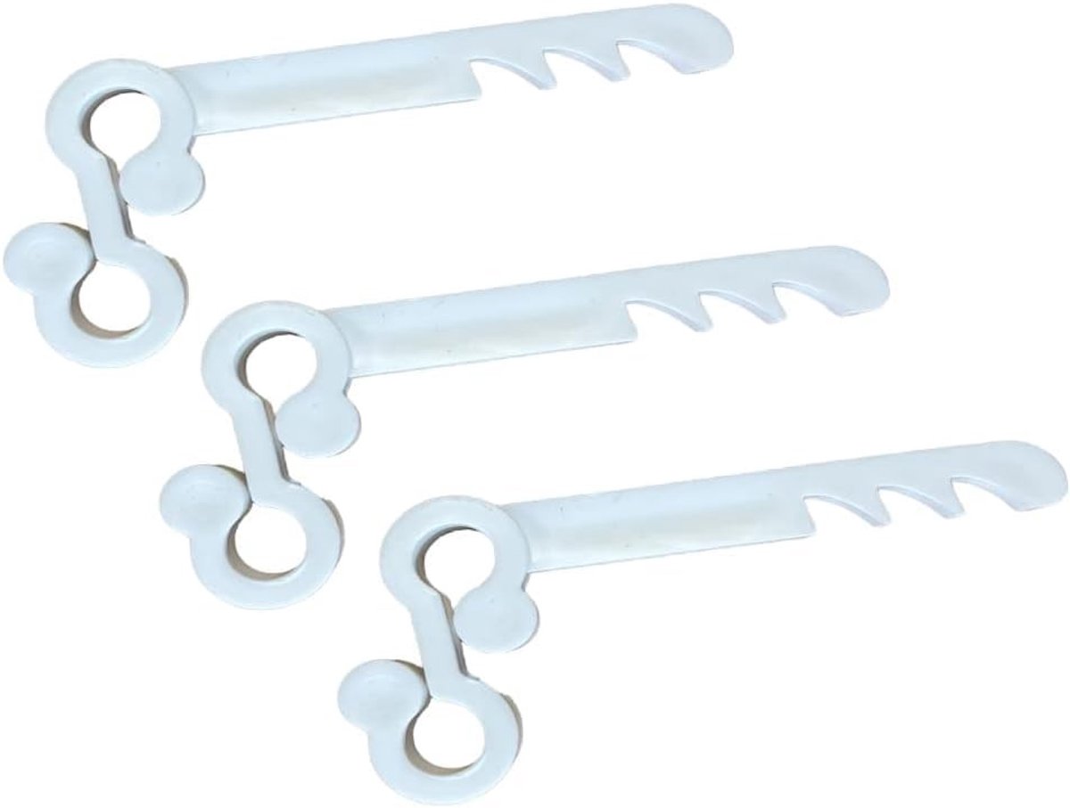 Omgoods - 50 Stuks Gootbeugel Clips voor Gootborstels en Gaas