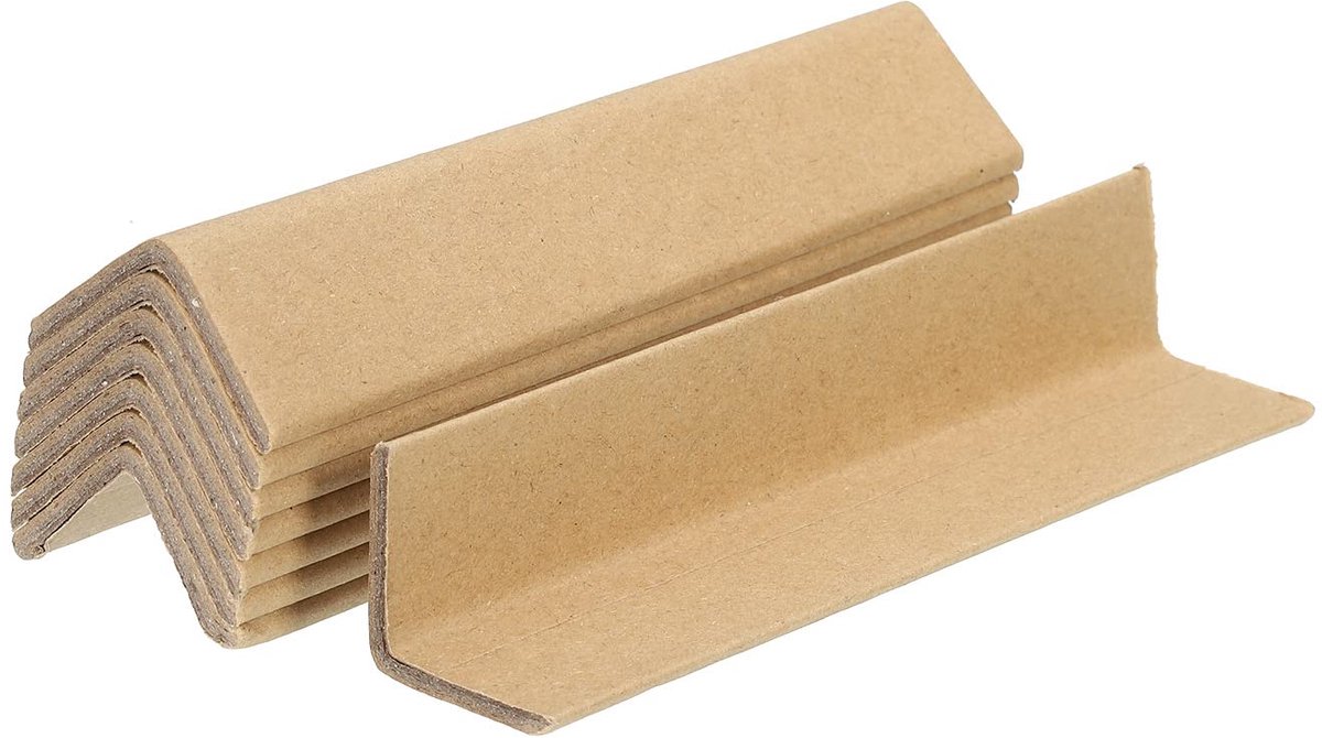 Omgoods - 50 stuks Verstelbare Kartonnen Hoekbeschermers - L-vormige 80 x 30 mm