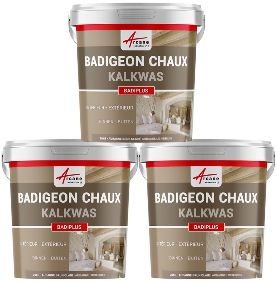 Kalkpleister Binnenmuur en Buitengevel - BADIPLUS