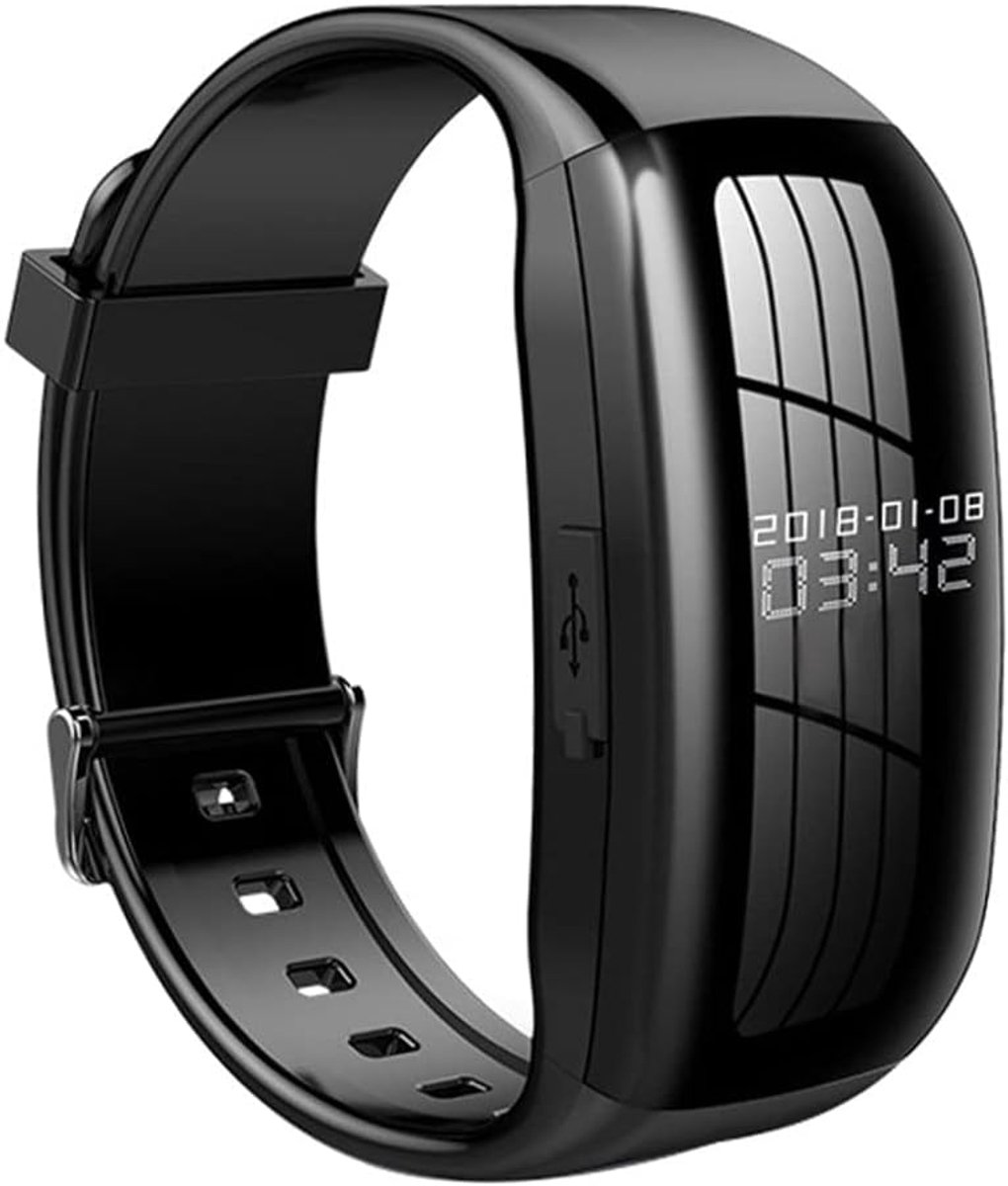 Horloge-dictafoon | digitale video/spraakrecorder 8G – audio-camera – polsband – ruisonderdrukkend opnameapparaat.