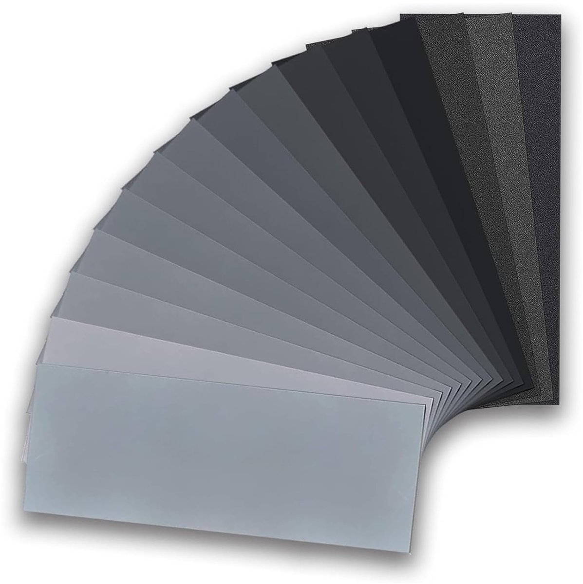 SnelShoppen - Schuurpapier Set voor Polijsten en Schuren van Auto, Houten Meubels, Steen, Lak, Metaal, Glas - 15 Stuks 22.9 x 10 cm - Hoogwaardige Sil