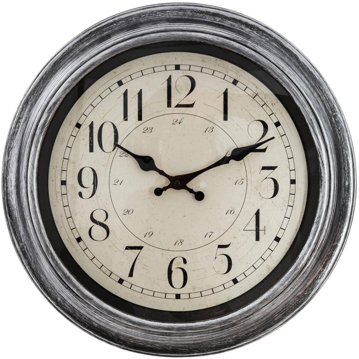 Vintage wandklok met sierlijsten ILAN
