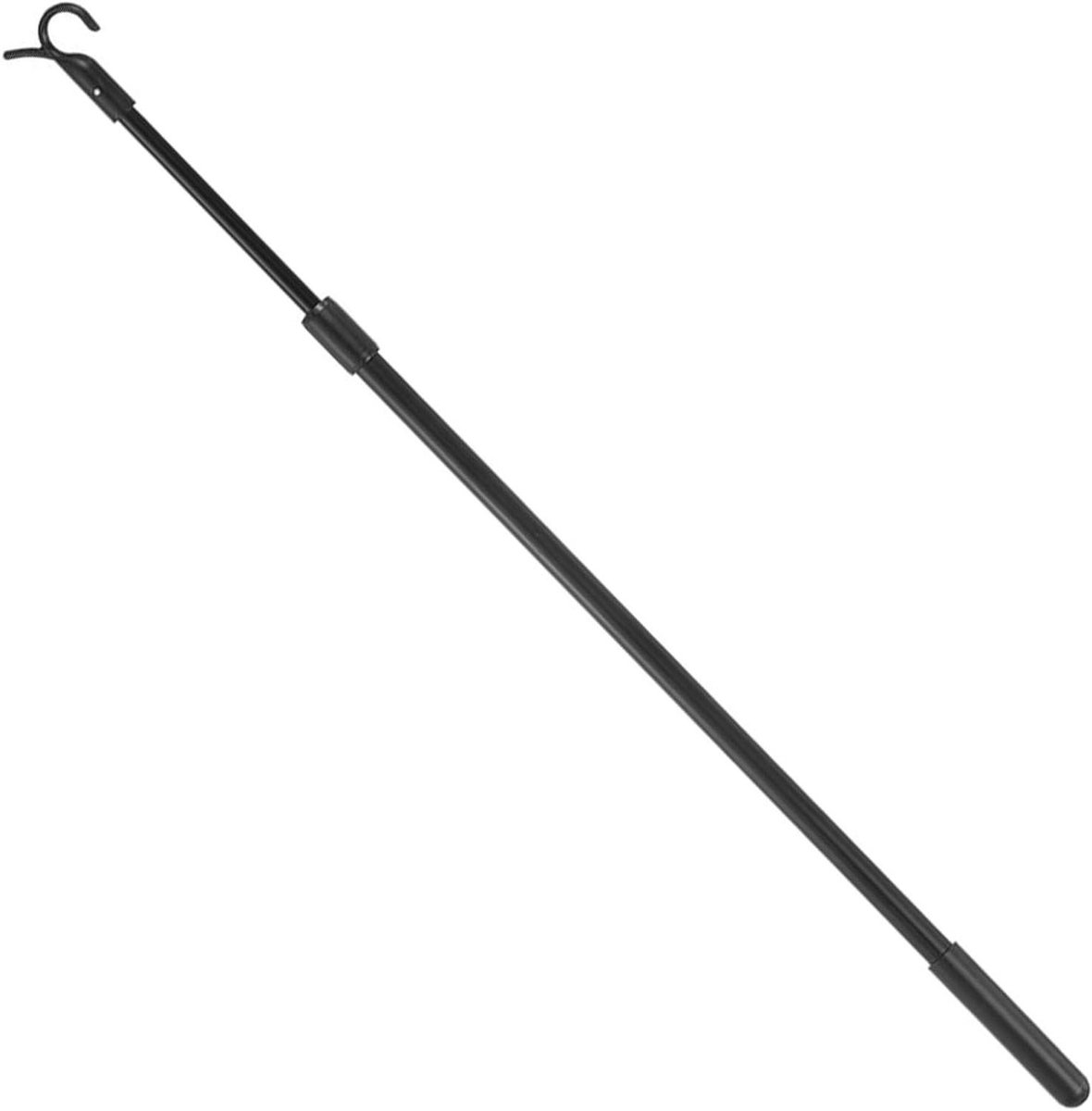 Blinde duwstang - Trekstang rolgordijn - Raambekleding bedienen - Verstelbaar aluminium ontwerp - 357-60cm - Zwart