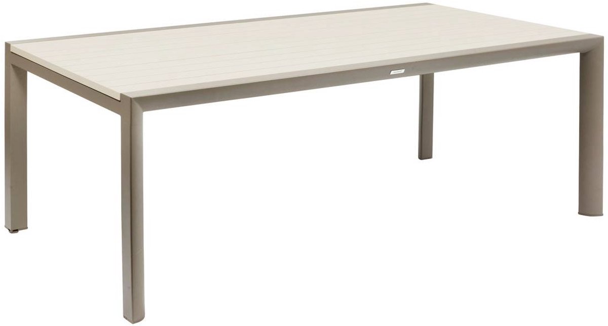 Uitschuifbare tuintafel voor 12 personen van aluminium LUZANE