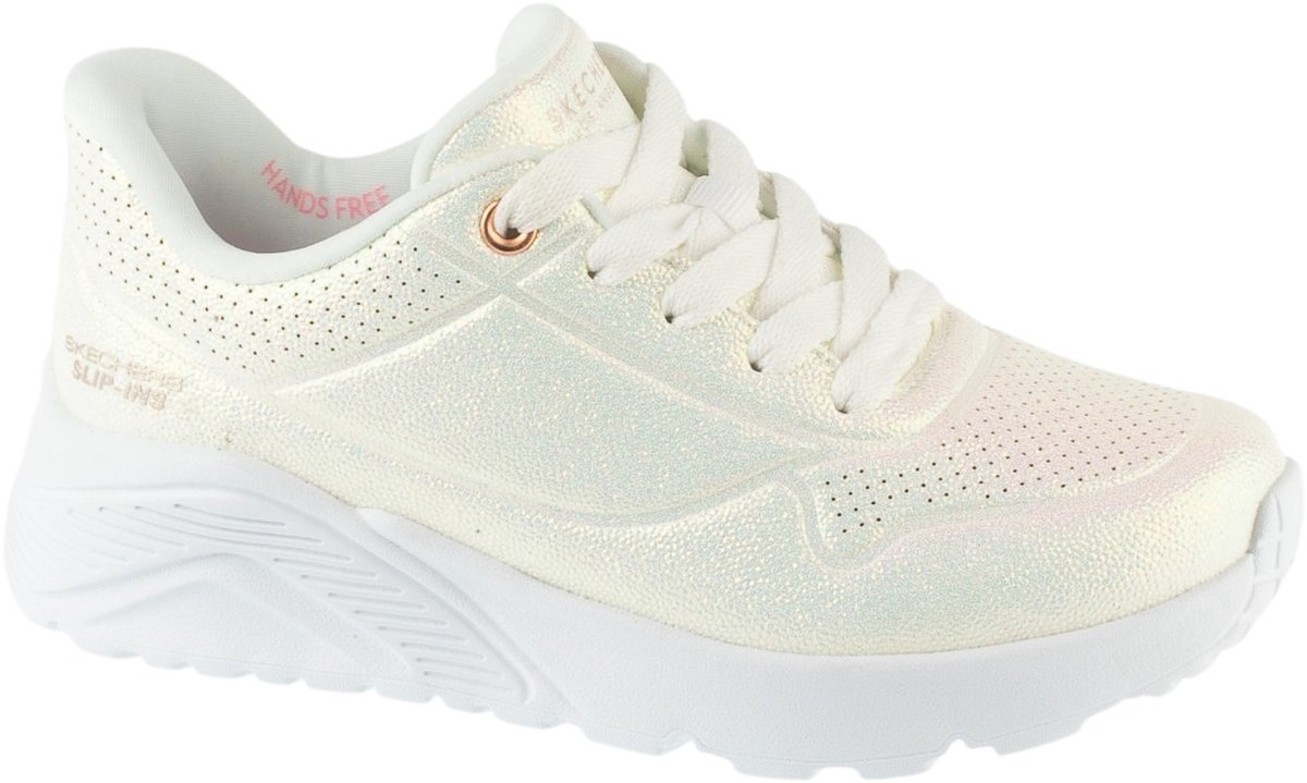 Skechers Uno Lite Ease Slip-ins, voor meisje, Wit, Sneakers, maat: 33