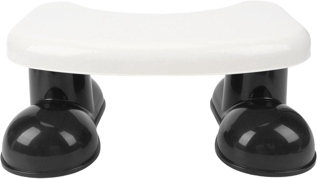 Toiletkruk - Opstapje kruk - Badkamer ondersteuning - Antislip ontwerp - 395x23x17cm - Zwart