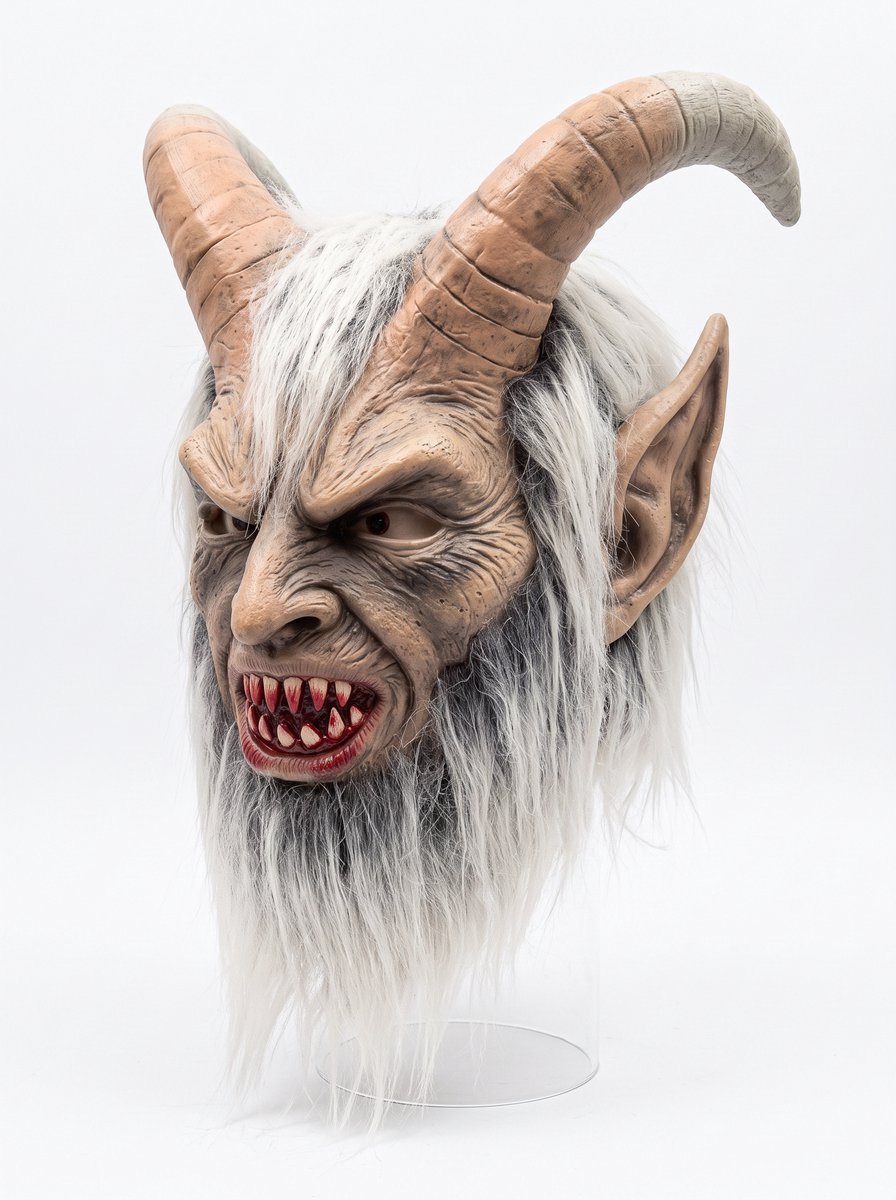 Lucifer masker - Duivel masker - Scary masker - Horror masker - Krampus masker - Enge maskers - Halloween masker - Duivel kostuum - Sunneklaas masker - Eng masker - Griezel - Zombie masker - Spook masker - Carnaval masker